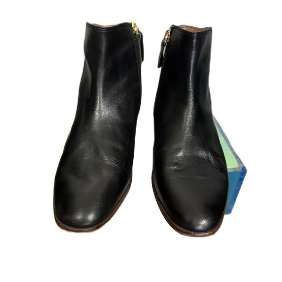 Louise et Cie Women’s Black Leopard Smooth Calf Booties‎ Size 8.5 - Picture 5 of 9